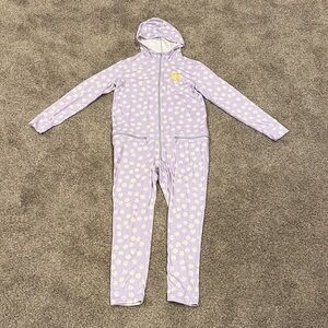 AIRBLASTER - Girls Ninja Suit, Lavender Daisy, Size M 8-10